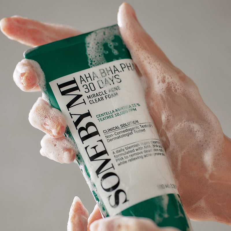 SOME BY MI
AHA BHA PHA 30 Days Miracle Acne Clear Foam 100ml