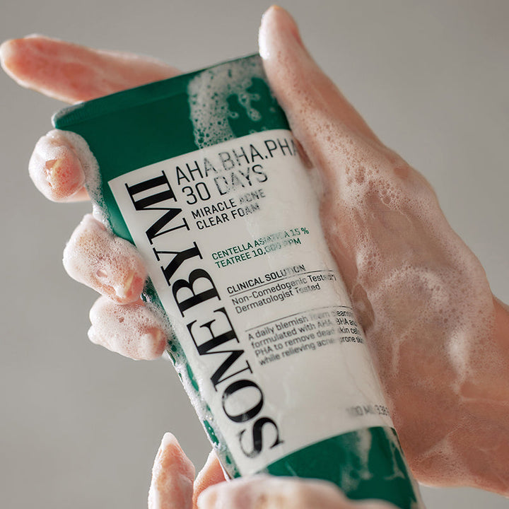 SOME BY MI
AHA BHA PHA 30 Days Miracle Acne Clear Foam 100ml