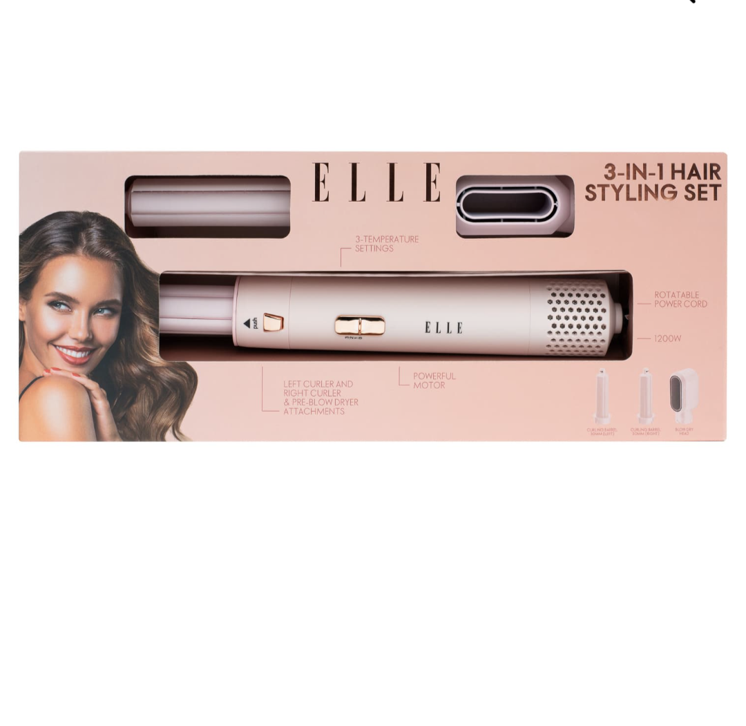 Elle 3 in 1 Hair Styling Set